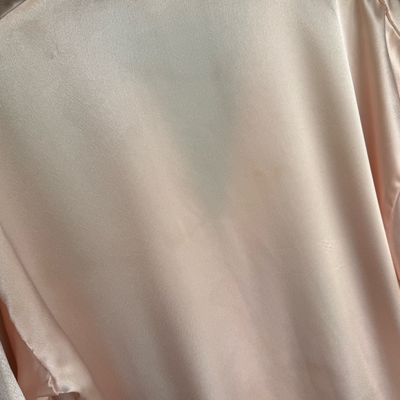 VINTAGE Gold Label Victoria's Secret Pink Short Sleeve Button Down Pajama Top - Picture 8 of 8